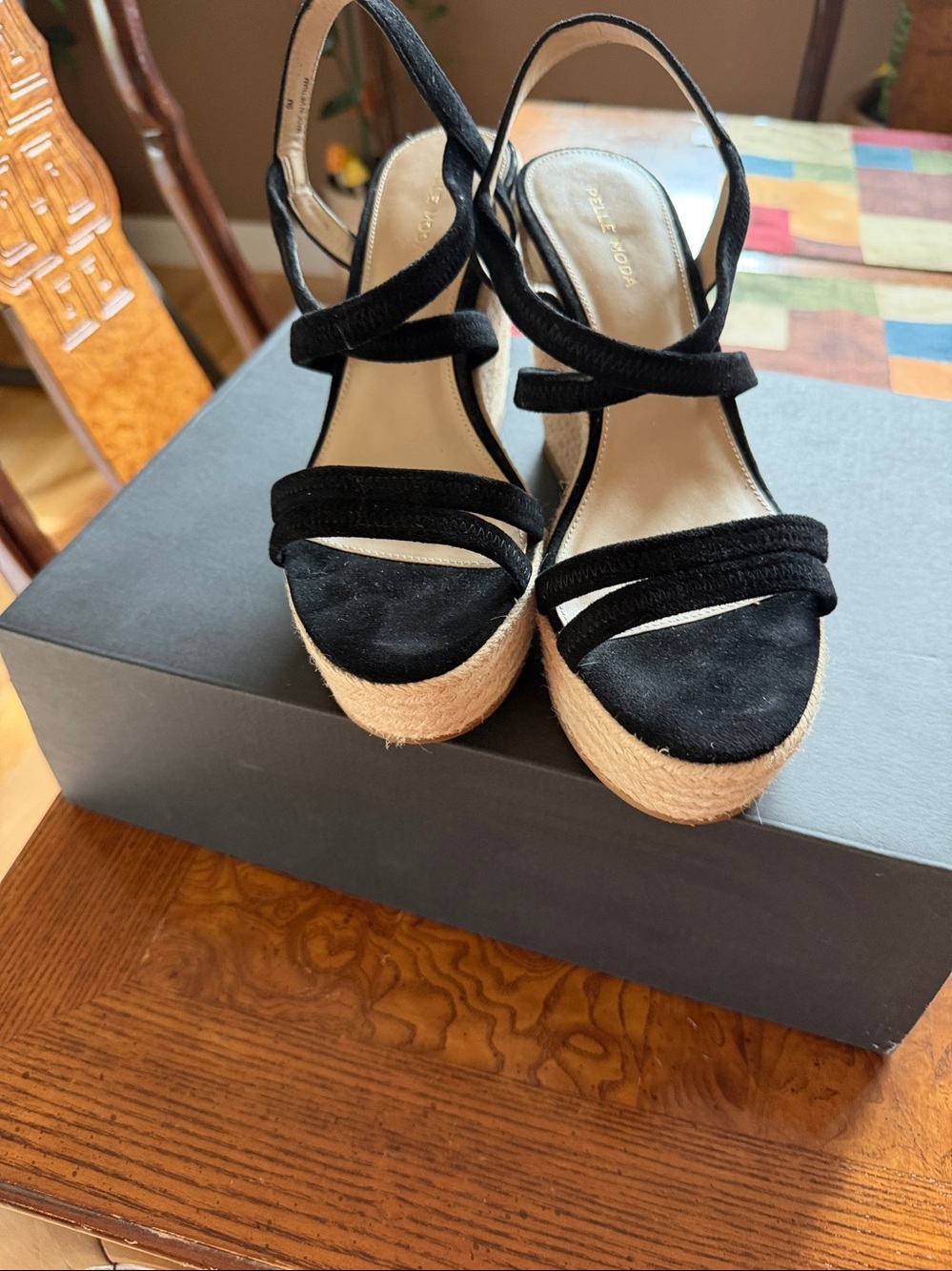 Pelle Moda Dora Wedge Sandals - Picture 8 of 11